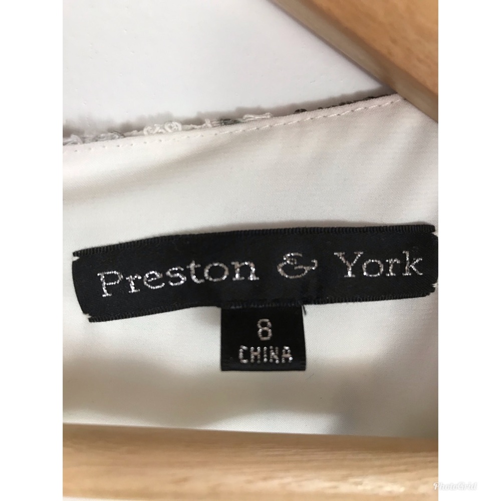PRESTON & YORK Lace Dress Sz 8 - Picture 4 of 5